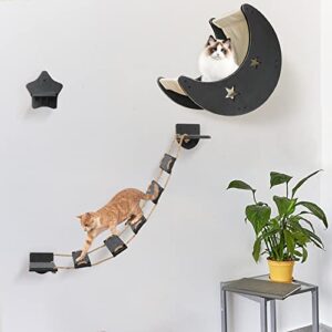 Black Modern Cat Wall Furniture Set Review