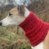 Greyhound Snood Cowl - Red Tweed